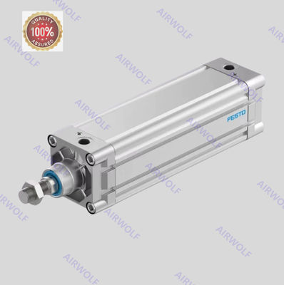FESTO Bore 32–125mm ISO15552 Compliant Profile Barrel ATEX 0.6–12 Bar DNC Polyurethane / Nitrile Rubber Pneumatic Cylinder