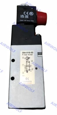 Camozzi 3/2 5/2 Way Solenoid Valve 1/8 1/4 Port 24V DC 230V AC 334-015-02 344-015-02 358-015-02 354-015-02 334-015-02-G77 334-015-02-G7J 334-015-02-G7K 334-015-02-G73 334-015-02-G72 344-015-02-G77