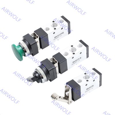 MV522, MV522EB, MV522LB, MV522PB Sunrise Nielsen 5/2 way MV Series Mechanical Valve