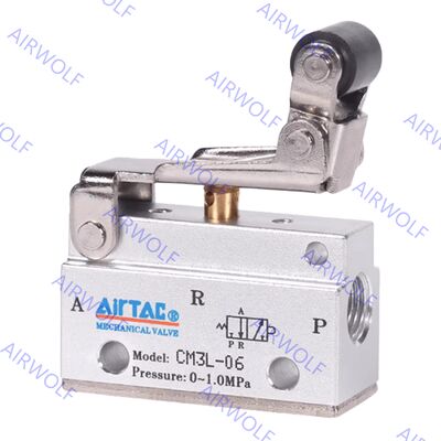 CM3B-06, CM3R-06, CM3L-06, CM3PL-06 AirTAC CM3 Series 3/2 way Control Valve 1/8"