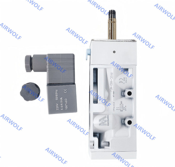 Single Double Coil MVSC-460-4E1 MVSC-460-4E2 1/2 Mindman 5/2 Way 0.2-0.8Mpa Aluminum DC24V AC220V AC110V DC12V Solenoid Valve