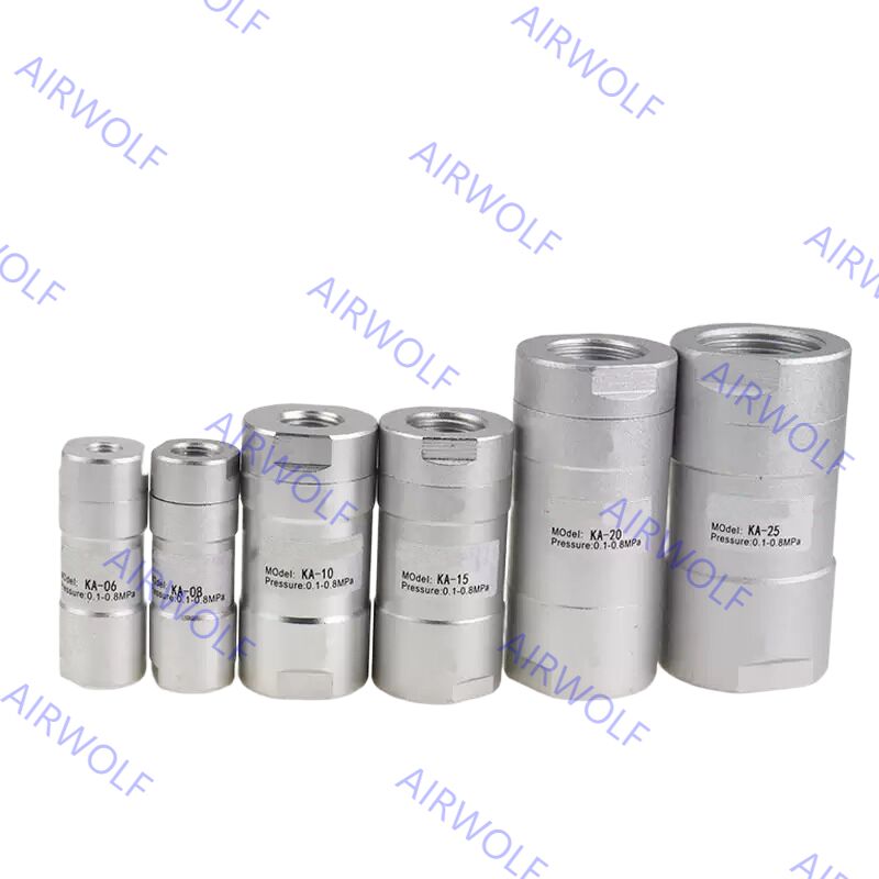 KA-06, KA-08, KA-10, KA-15, KA-20 KA Series Air Flow Control One-way Check Valve 1/8", 1/4", 3/8", 1/2", 3/4"