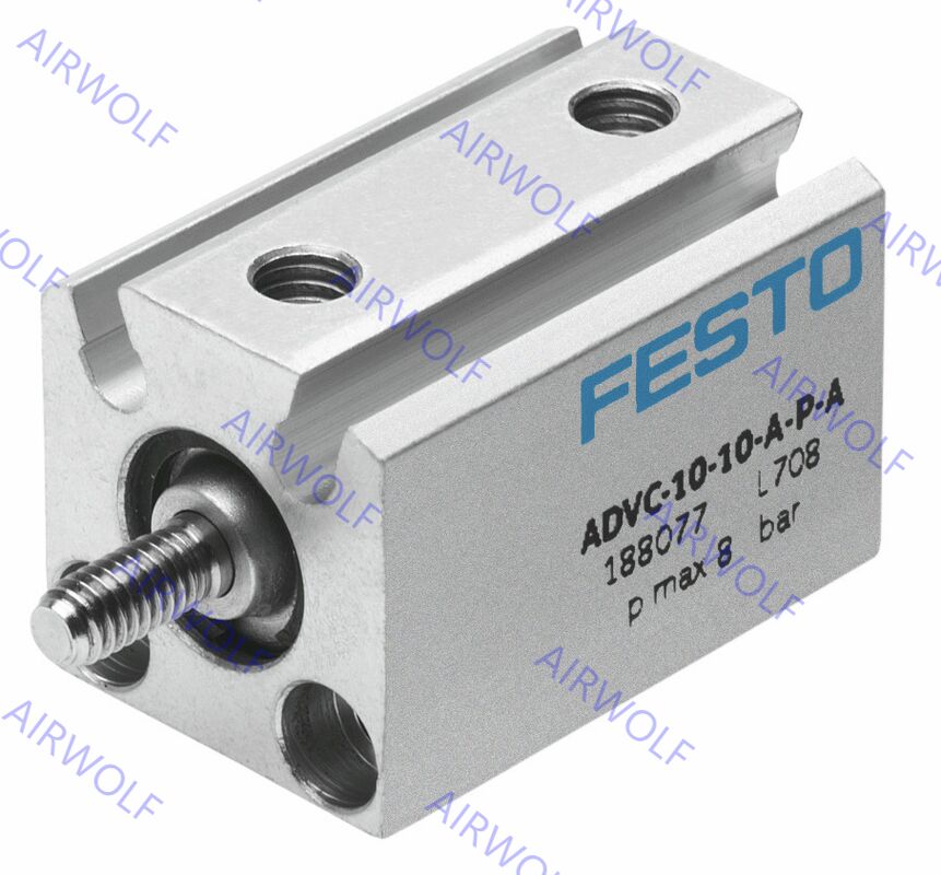 ADVC-10-5-P-A ADVC-10-10-P-A ADVC-10-5-A-P-A ADVC-10-10-A-P-A Festo Double-Acting Short-stroke Cylinders